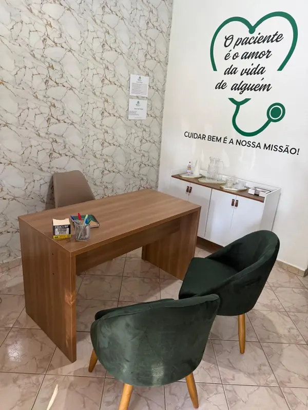 Consultório da unidade Piraí do Grupo Triunfo, clínica de saúde mental e dependência química