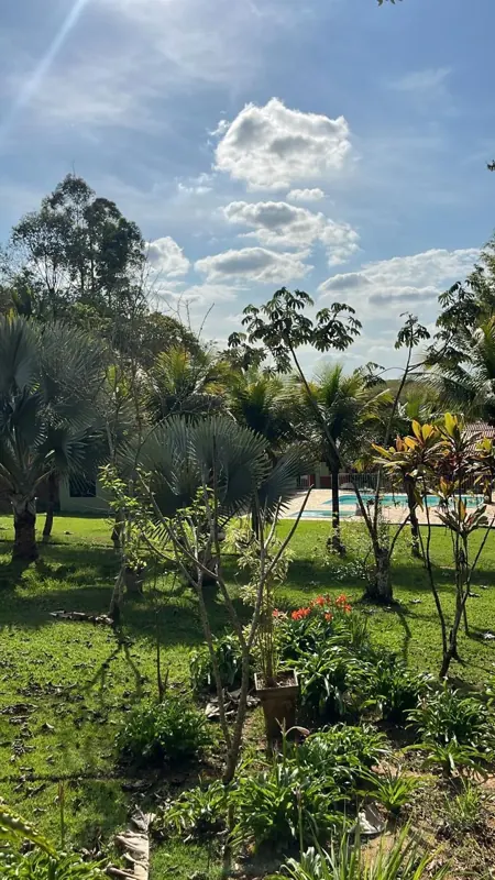 Jardim da unidade Piraí do Grupo Triunfo, clínica de saúde mental e dependência química