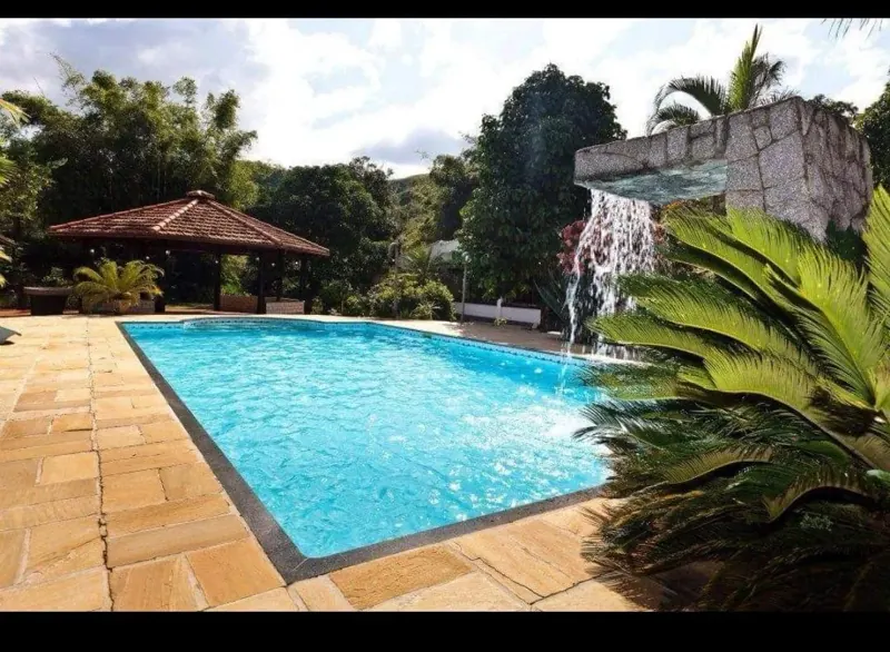 Piscina da unidade Levy Gasparian do Grupo Triunfo, clínica de saúde mental e dependência química