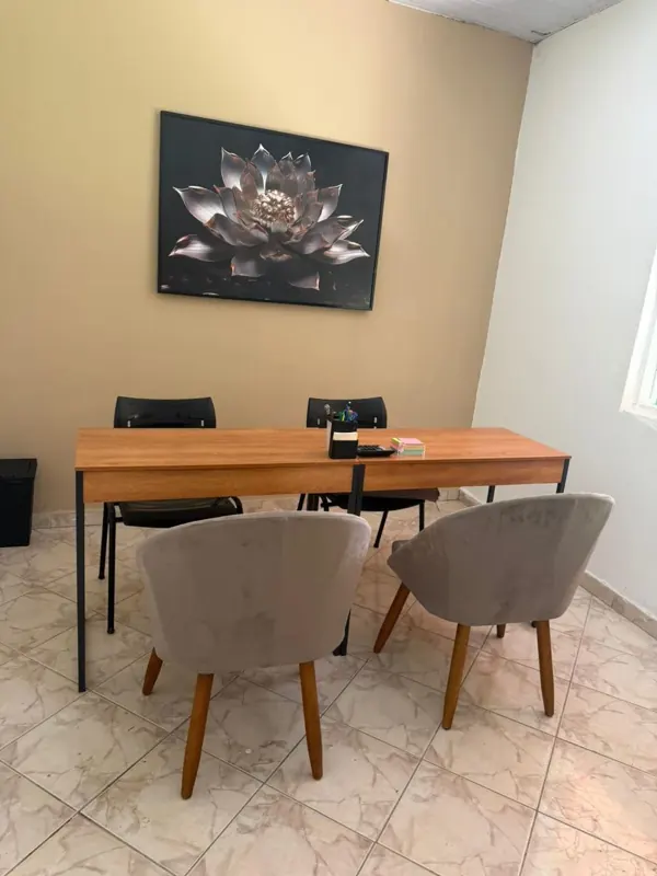 Sala de atendimento da unidade Piraí do Grupo Triunfo, clínica de saúde mental e dependência química