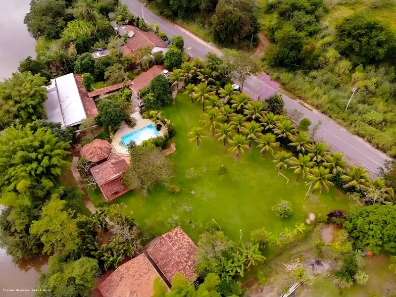 Vista aérea da unidade da unidade Levy Gasparian do Grupo Triunfo, clínica de saúde mental e dependência química